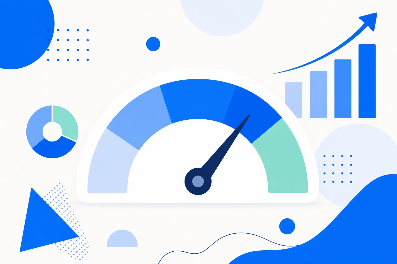 Illustration of the SaaS magic number: a scale comparing sales and marketing spend with the new ARR generated.